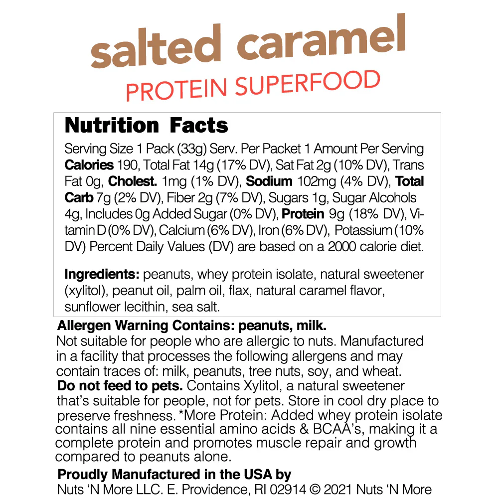 Nuts 'n More Protein PB - Single Serving Sachet (33g) - Image 9